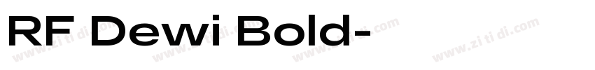 RF Dewi Bold字体转换 RF Dewi Bold字体转换